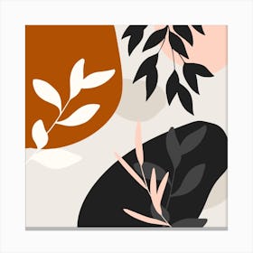 Abstract Leaves Canvas Print