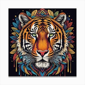 Tiger Head 1 Canvas Print