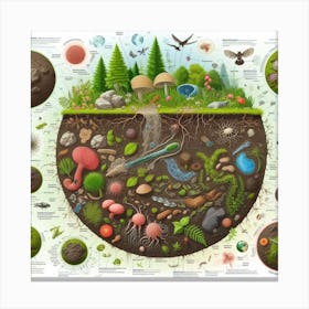 Earth'S Ecosystem Canvas Print