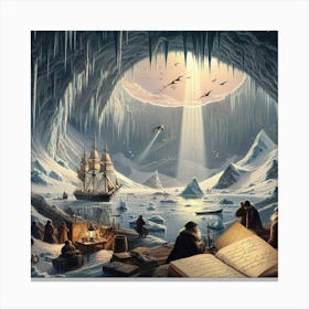 Ice Cave 1 Canvas Print