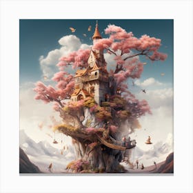 Fairytale Castle 1 Canvas Print