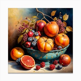 Harvest Bounty In Twilight Canvas Print