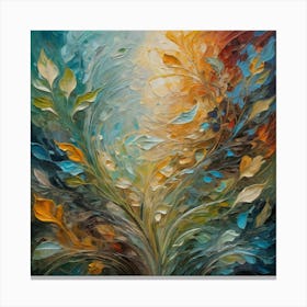 Abstract Of A Tree Canvas Print