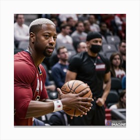 Dwyane Wade AI Canvas Print