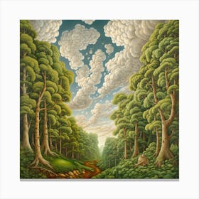 Forest In The Sky Canvas Print