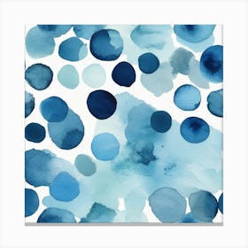 water colour droplets Canvas Print