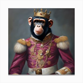 King Chimp Canvas Print