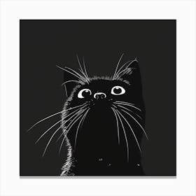 Black Cat Canvas Print