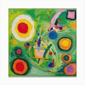 Abstract Painting Wassily Kandinsky Art Print Canvas Print