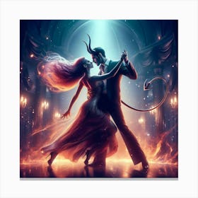 Beauty And The Beast Canvas Print