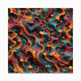 Abstract Abstract Painting 1 Canvas Print