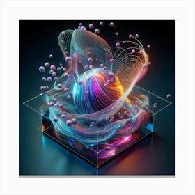 Abstract 3d Illustration Canvas Print