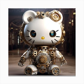 Hello Kitty Steampunk Collection By Csaba Fikker 60 Canvas Print