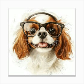 King Charles Dog Canvas Print