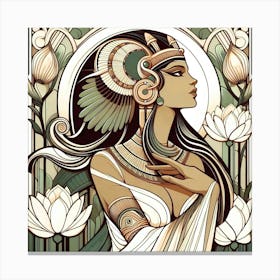 Cleopatra Portrait Artwork 46 Canvas Print