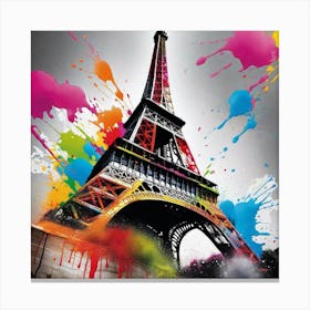 Paris Eiffel Tower 15 Canvas Print