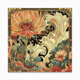 Lotus Flower Canvas Print