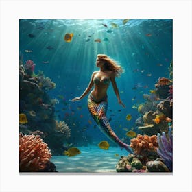 Mermaid Canvas Print