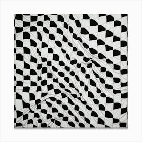 Abstract Black And White Pattern 8 Canvas Print