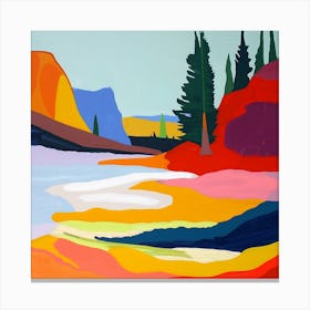 Abstract Travel Collection Canada 1 Canvas Print