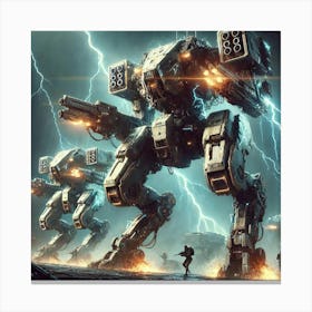 Tempest Walkers Canvas Print