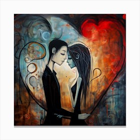 Lovers By Csaba Fikker 104 Canvas Print