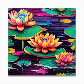 Lotus Lily 2 Canvas Print