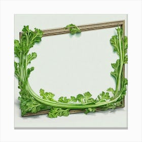 Kale Frame 1 Canvas Print