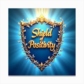 Flux Dev A Vibrant Ornate Shield With A Radiant Aura Emitting 1 Canvas Print