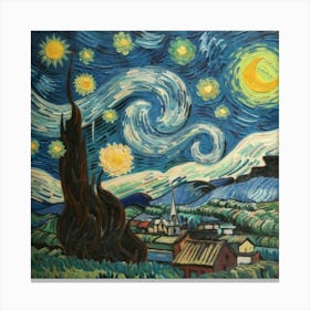 Starry Night Canvas Print