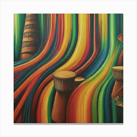 Djembes Canvas Print