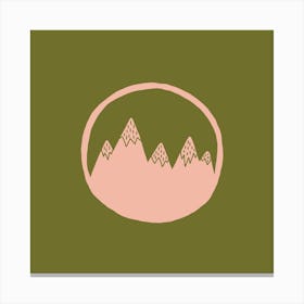 Earth Element Mountain Canvas Print