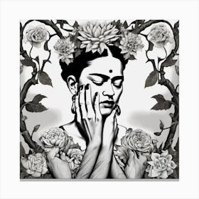 Frida Kahlo 130 Canvas Print