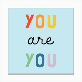 You Are You Kids Affirmations 03 Canvas Print