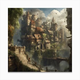Fantasy City 57 Canvas Print