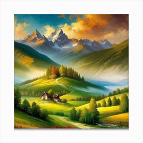 Landscape Painting 170 Canvas Print