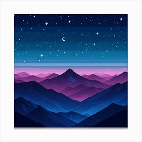 Mountain Landscape 2 Canvas Print