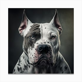 Portrait Of A Dog 12 Canvas Print