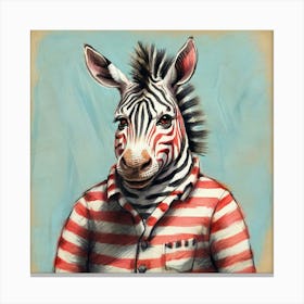 Zebra 11 Canvas Print