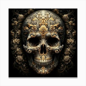 Ornate Skull 2 Canvas Print