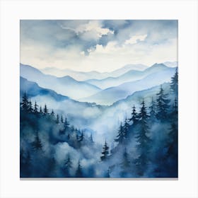 Smoky Mountains 1 Canvas Print