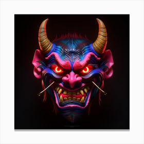 Demon Mask 1 Canvas Print