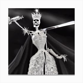 Skeleton Queen 8 Canvas Print