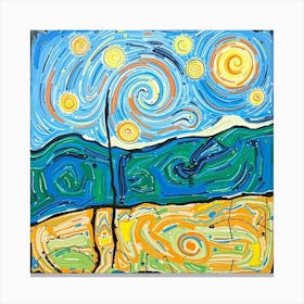 Starry Night 34 Canvas Print