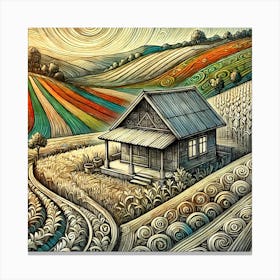 Tapestry of Rural Grace Canvas Print