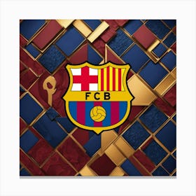 FC Barcelona Logo Wall Art 28 Canvas Print