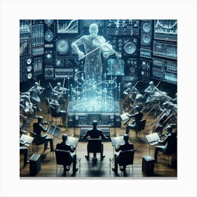 Orchestral Orchestra Canvas Print