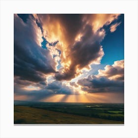 Sunbeams 1 Canvas Print