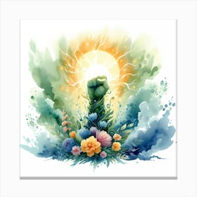 Flower Power Canvas Print