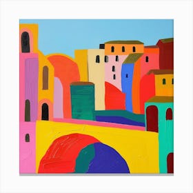 Abstract Travel Collection Rome Italy 2 Canvas Print